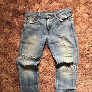 Levi’s distressed jeans